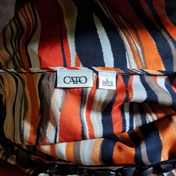 Cato multicolored blouse beaded around neck 5/$25 - Picture 4 of 5